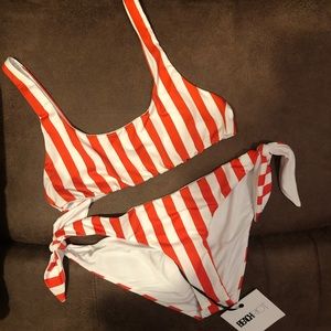 Beach Riot Striped Bikini Set